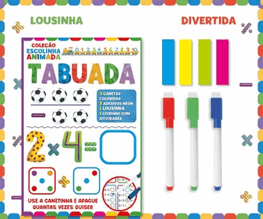 Colecao Escolinha Animada - Tabuada