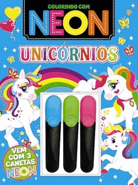 Colorindo Com Neon - Unicornios