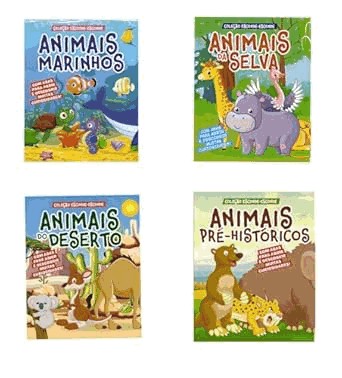Combo Colecao Esconde-Esconde - Kit Com 4 Livrinhos