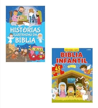 Combo Biblia Infantil Especial - Kit Com 2 Livrinhos