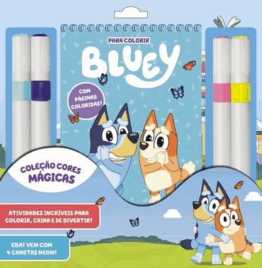 Colecao Cores Magicas - Bluey