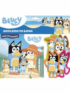 Bluey Brincando No Banho