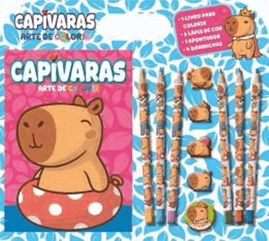 Capivaras Arte De Colorir