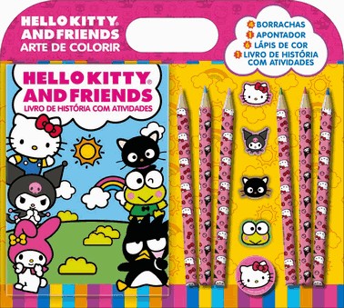 Hello Kitty And Friends - Arte De Colorir