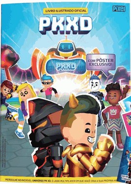 Kit Livro Ilustrado Oficial Pk Xd + 10 Envelopes + Brinde