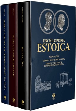 Biblioteca Estoica - Box Com 3 Livros - Edicao De Luxo Almofadada