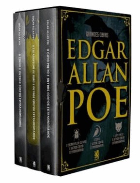 Grandes Obras De Edgar Allan Poe - Box Com 3 Livros