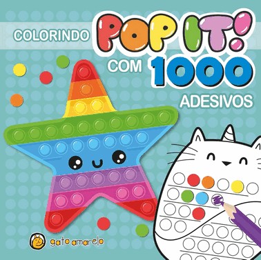 Colorindo Pop It - Arco iris