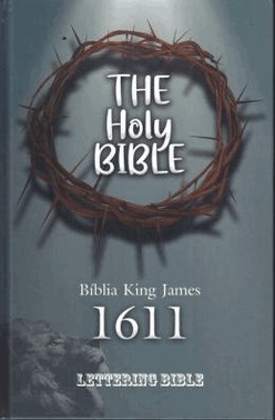 Biblia King James 1611 Ultrafina Lettering Bible - Coroa De Espinhos - 2 Ed