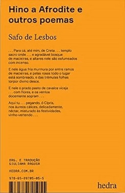Hino A Afrodite E Outros Poemas (Bilingue)