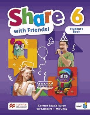 Share With Friends! 6 - Students Book + Workbook + Sharebook + Navio App