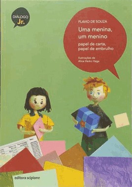 Menina, Um Menino, Uma - Papel De Carta, Papel De Embrulho