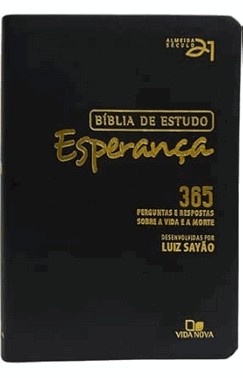 Biblia De Estudo Esperanca - Capa Preta: 365 Perguntas E Respostas Sobre A Vida E A Morte