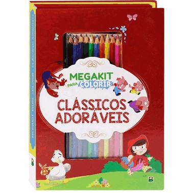 Megakit Para Colorir: Classicos Adoraveis