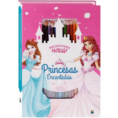 Megakit Para Colorir: Princesas Encantadas