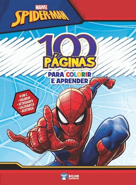 Marvel Spider-Man - 100 Paginas Para Colorir E Aprender