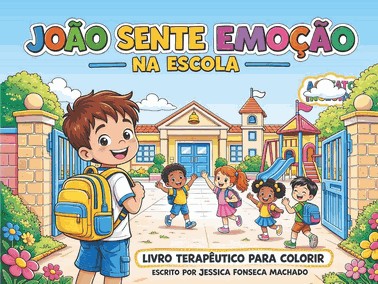 João Sente Emoção Na Escola - Livro Terapeutico Para Colorir