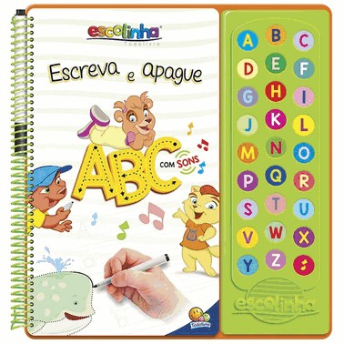 Escute E Aprenda! Escreva Apague Abc Com Sons (Escolinha Todolivro)