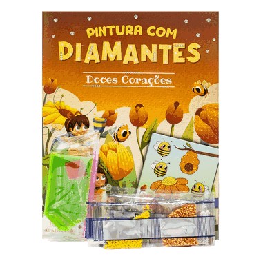 Pintura Com Diamantes - Doces Coracoes