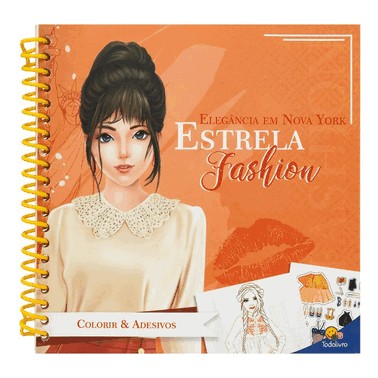 Estrela Fashion - Colorir & Adesivos: Elegancia Em Nova York