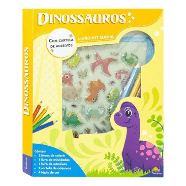 Livro-Kit Mania - Dinossauros