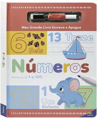 Meu Grande Livro Escreva E Apague: Numeros