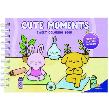 Sweet Coloring Book: Cute Moments