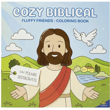 Fluffy Friends - Coloring Book: Cozy Biblical
