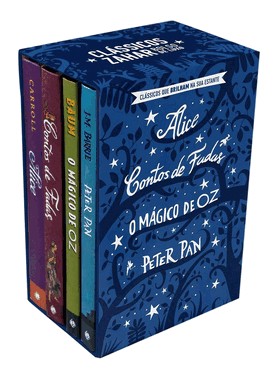 Box Clássicos Que Brilham No Escuro: Alice, Contos De Fadas, O Mágico De Oz E Peter Pan