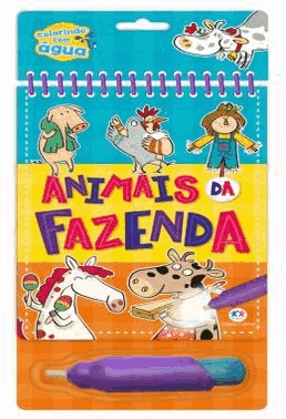 Colorindo Com Agua - Animais Da Fazenda