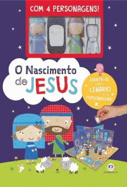 Livro Com Cenario - O Nascimento De Jesus