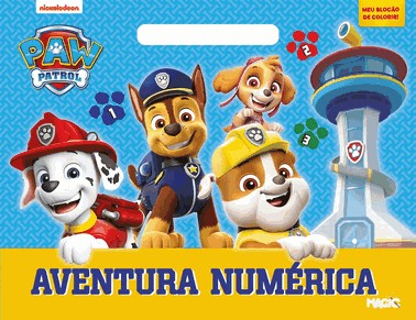 Patrulha Canina Aventura Numerica - Meu Blocao De Colorir