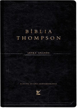 Biblia Thompson - Letra Grande - Capa Luxo Preta