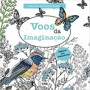 Voos Da Imaginacao - Livro De Colorir Antiestresse - Folhas Destacaveis