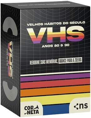Jogo De Cartas Vhs - Velhos Habitos Do Seculo - 80 & 90