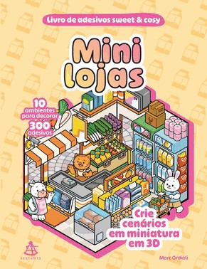 Mini Lojas - Livro De Adesivos Sweet e Cosy