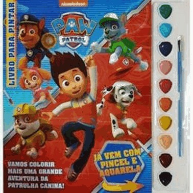 Patrulha Canina Livro Para Pintar