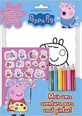 Peppa Pig - Colorindo Com Adesivo - 4 Ed
