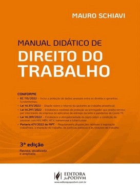 Manual Didatico De Direito Do Trabalho - 03Ed/22