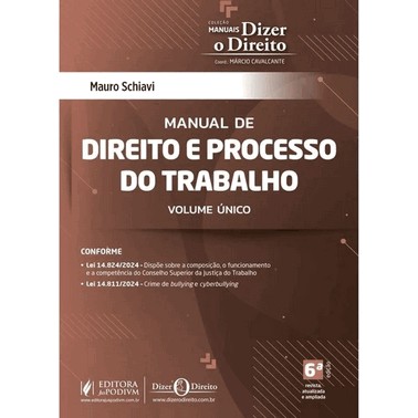 Manual De Direito E Processo Do Trabalho - 06Ed/25