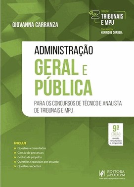 Tribunais E Mpu - Administracao Geral E Publica  - (09Ed/25)