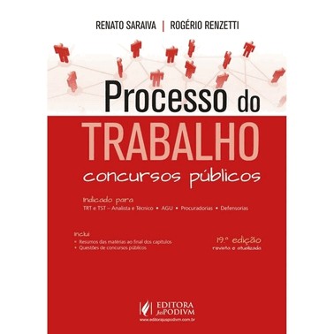 Processo Do Trabalho Para Concursos Publicos  - (19Ed/25)