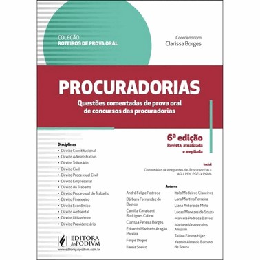 Roteiros De Prova Oral - Procuradorias - (06Ed/25)