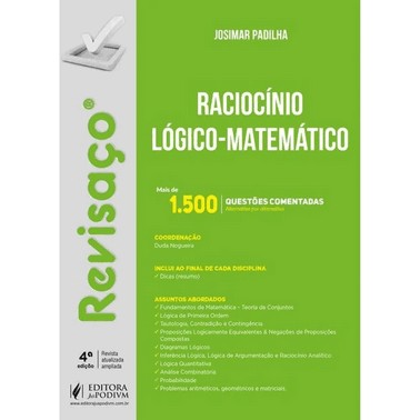 Revisaco - Raciocinio Logico-Matematico - Mais De 1290 Questoes Comentadas - (04Ed/25)