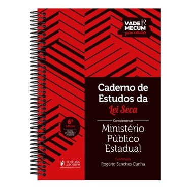 Caderno De Estudos Da Lei Seca Complementar - Ministerio Publico Estadual - (06Ed/25)