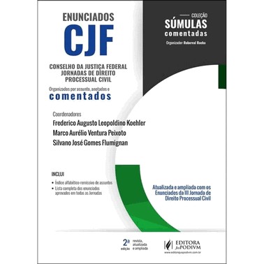 Enunciados Cjf Conselho Da Justica Federal Jornadas De Direito Processual Civil  -  (02Ed/25)