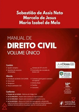 Manual De Direito Civil - Volume Unico  - (12Ed/25)