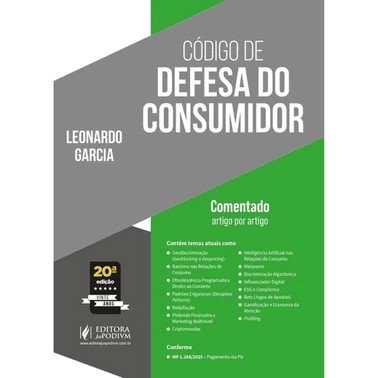Codigo De Defesa Do Consumidor Comentado Artigo Por Artigo -  (20Ed/25)