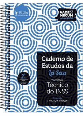Caderno De Estudos Da Lei Seca Volume Unico - Tecnico Do Inss (2026)