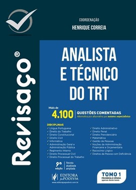 Revisaço - Analista E Técnico Do Trt - Mais De 4100 Questões Comentadas (2026)